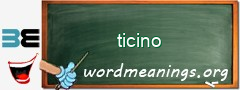 WordMeaning blackboard for ticino